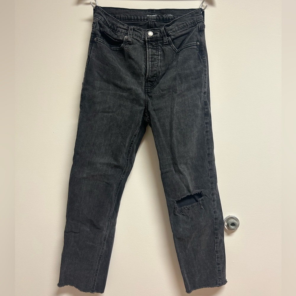 Old Navy Sky High Straight Jeans